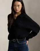 Polo Ralph Lauren пуловер дамски от вълна черен 211B17767