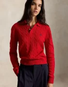 Polo Ralph Lauren пуловер дамски от вълна червен 211972132