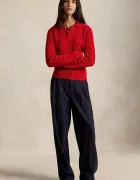 Polo Ralph Lauren пуловер дамски от вълна червен 211972132