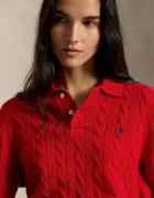 Polo Ralph Lauren пуловер дамски от вълна червен 211972132