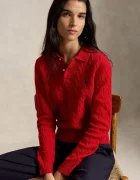 Polo Ralph Lauren пуловер дамски от вълна червен 211972132