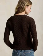 Polo Ralph Lauren пуловер дамски от вълна кафяв 211971866
