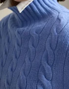 Polo Ralph Lauren пуловер дамски от вълна син 211B17734