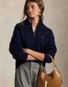 Polo Ralph Lauren пуловер дамски от вълна тъмносин 211972130