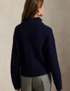 Polo Ralph Lauren пуловер дамски от вълна тъмносин 211972130