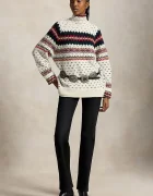 Polo Ralph Lauren пуловер дамски с вълна бежов 211B23912