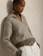 Polo Ralph Lauren пуловер дамски с вълна сив 211B17754