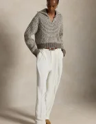 Polo Ralph Lauren пуловер дамски с вълна сив 211B17754
