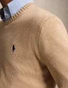 Polo Ralph Lauren пуловер мъжки от памук бежов 710810846