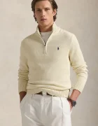 Polo Ralph Lauren пуловер мъжки от памук бежов 710859939