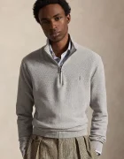 Polo Ralph Lauren пуловер мъжки от памук сив 710B18060