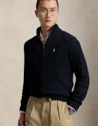 Polo Ralph Lauren пуловер мъжки от памук тъмносин 710810841