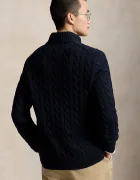 Polo Ralph Lauren пуловер мъжки от памук тъмносин 710810841