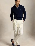 Polo Ralph Lauren пуловер мъжки от памук тъмносин 710859939