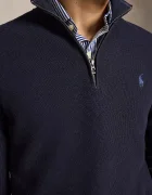 Polo Ralph Lauren пуловер мъжки от памук тъмносин 710B18060