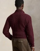 Polo Ralph Lauren пуловер мъжки от вълна бордо 710876766