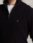Polo Ralph Lauren пуловер мъжки от вълна черен 710876766