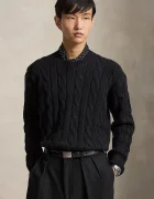 Polo Ralph Lauren пуловер мъжки от вълна черен 710B23645