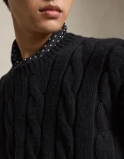 Polo Ralph Lauren пуловер мъжки от вълна черен 710B23645