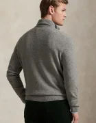Polo Ralph Lauren пуловер мъжки от вълна сив 710876756