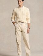 Polo Ralph Lauren Пуловер мъжки памучен бежов 710775885