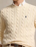 Polo Ralph Lauren Пуловер мъжки памучен бежов 710775885