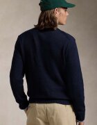 Polo Ralph Lauren Пуловер с лен в тъмносиньо 710946137