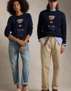 Polo Ralph Lauren Пуловер с лен в тъмносиньо 710946137