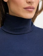 Polo Ralph Lauren Пуловер в тъмносиньо от лека материя с поло 211976982