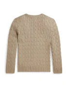 Polo Ralph Lauren Пуловер за деца от памук бежов 323702674513