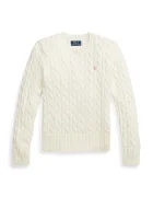 Polo Ralph Lauren пуловер за деца от памук бял 313901316011