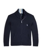 Polo Ralph Lauren пуловер за деца от памук черен 322799411025