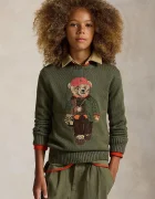 Polo Ralph Lauren пуловер за деца от памук зелен 323B26124001