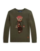 Polo Ralph Lauren пуловер за деца от памук зелен 323B26124001