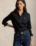 Polo Ralph Lauren риза дамска от памук черна 211A92177