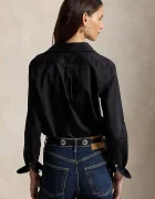 Polo Ralph Lauren риза дамска от памук черна 211A92177