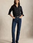 Polo Ralph Lauren риза дамска от памук черна 211A92177