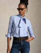 Polo Ralph Lauren риза дамска от памук синя 211B17147