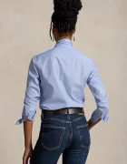 Polo Ralph Lauren риза дамска от памук синя 211B17147