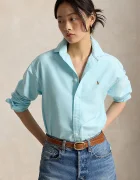 Polo Ralph Lauren риза дамска от памук синя 211B28999