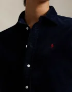 Polo Ralph Lauren риза дамска от памук тъмносиня 211A93203