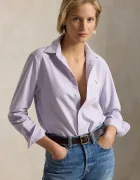 Polo Ralph Lauren риза дамска от памук виолетова 211970736