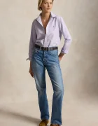 Polo Ralph Lauren риза дамска от памук виолетова 211970736