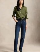 Polo Ralph Lauren риза дамска от памук зелена 211A92177