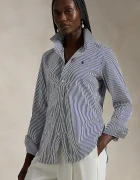 Polo Ralph Lauren Риза дамска в синьо със стандартна кройка с класическа яка 211891379