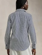 Polo Ralph Lauren Риза дамска в синьо със стандартна кройка с класическа яка 211891379