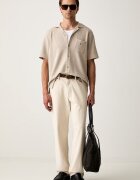Polo Ralph Lauren риза мъжка от памук бежова 710P04442