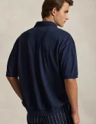 Polo Ralph Lauren риза мъжка от памук тъмносиня 710B18514