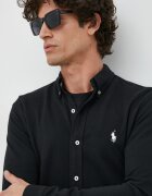Polo Ralph Lauren риза мъжка памучна черна 710654408