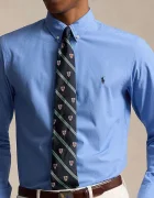 Polo Ralph Lauren риза мъжка с памук синя 710929349